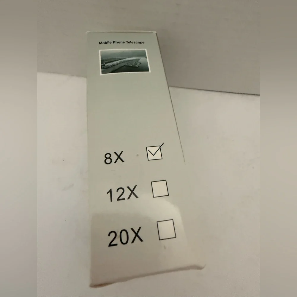 Mobile Phone Telescope Lens - White